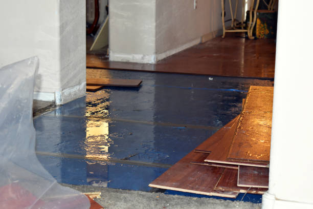 Professional Burst Pipe Cleanup technician working in Amery, WI